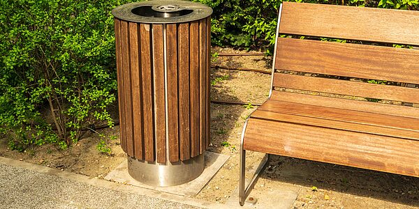 Behälterverwaltung für öffentliche Mülleimer mit geoCapture zur effizienten Leerungsplanung