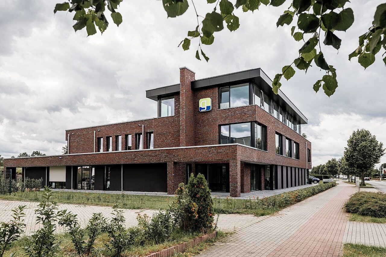 Budynek biurowy z zewnątrz