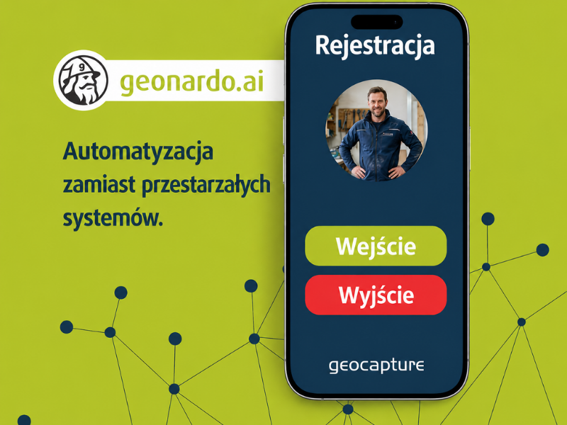 geonardo.ai w użyciu w geoCapture w rejestracji czasu
